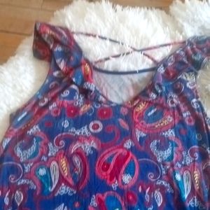 The Loft Maxi dress with criss cross back